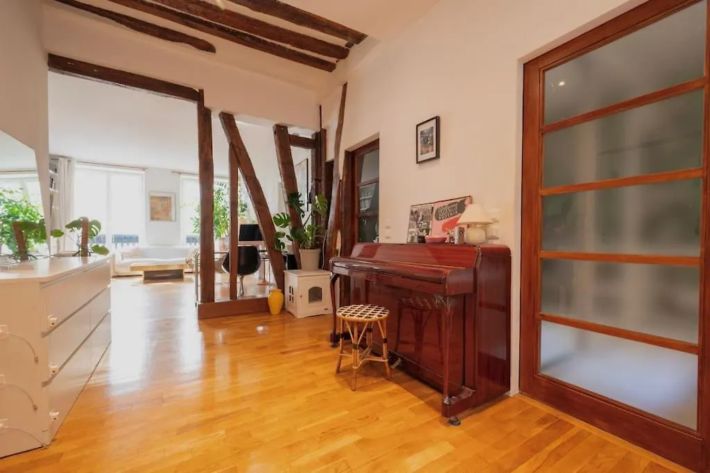 Spacious Apartment In Central Paris